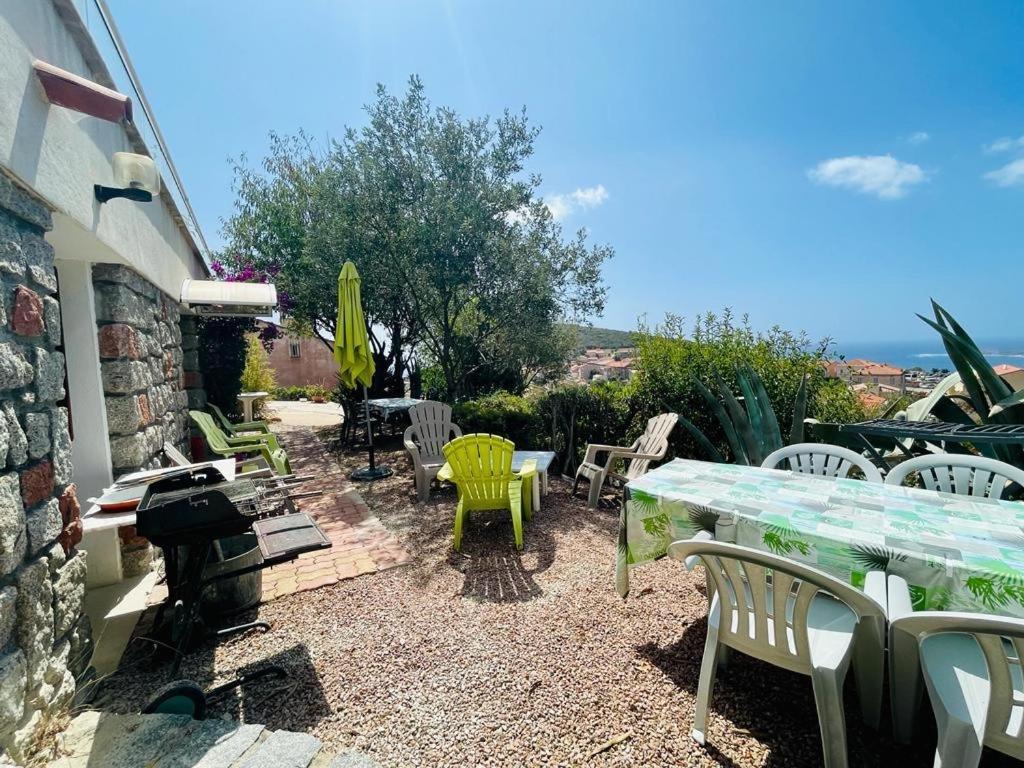 Villa Montalbo Vue Mer De 2 A 10 Personnes Cargèse Exteriör bild